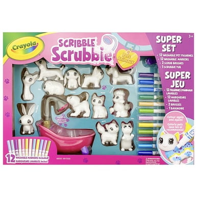 Crayola Super Set Scribble Scrubbie Tub Toy Pet Playset | Walmart Canada