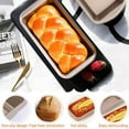thumbnail image 5 of Non-Stick 6 Inch Small Bread Loaf Pans Set Of 2 Cake Dessert Baking Pan Mould, 5 of 9