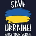 thumbnail image 3 of CafePress - Save Ukraine Raise Your Voices Zip Hoodie (Dark) - Zip Hoodie, Classic Hooded Sweatshirt with Metal Zipper, 3 of 4