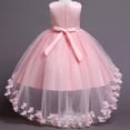thumbnail image 3 of Vestido de niña con cola de encaje y tutú para banquetes y actuaciones, 3 of 6