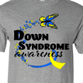 thumbnail image 4 of Inktastic Down Syndrome Awareness with Butterfly and Ribbon T-Shirt, 4 of 5