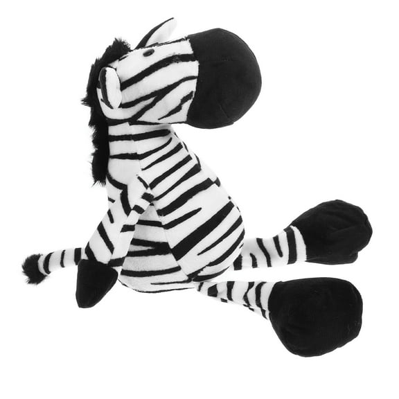 BESTOYARD Zebra Plush Animal Stuffed Toy Multi Design as Sleep Companion 1Pack