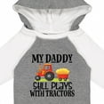 thumbnail image 4 of Inktastic Farming Daddy Plays with Tractors Boys or Girls Long Sleeve Baby Bodysuit, 4 of 5