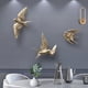 thumbnail image 2 of Decoración de pared para sala de estar nórdica, colgante para entrada, restaurante, arte creativo, pájaro 3D, luz colgante de pared de lujo, 2 of 3