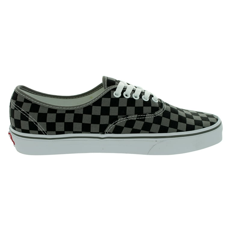 Pewter checkerboard vans online