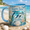 Black, variant on Dolphin Lover Mug, 2D Flat Ceramic Mug Ocean Animal Gift for Beach and Marine Life Fans