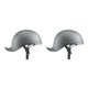 thumbnail image 2 of Speravity Medios cascos de bicicleta eléctrica: diseñados para ciclistas urbanos modernos, ligeros, semicubiertos, cascos antiguos, seguros y gris ronco 2piezas, 2 of 6