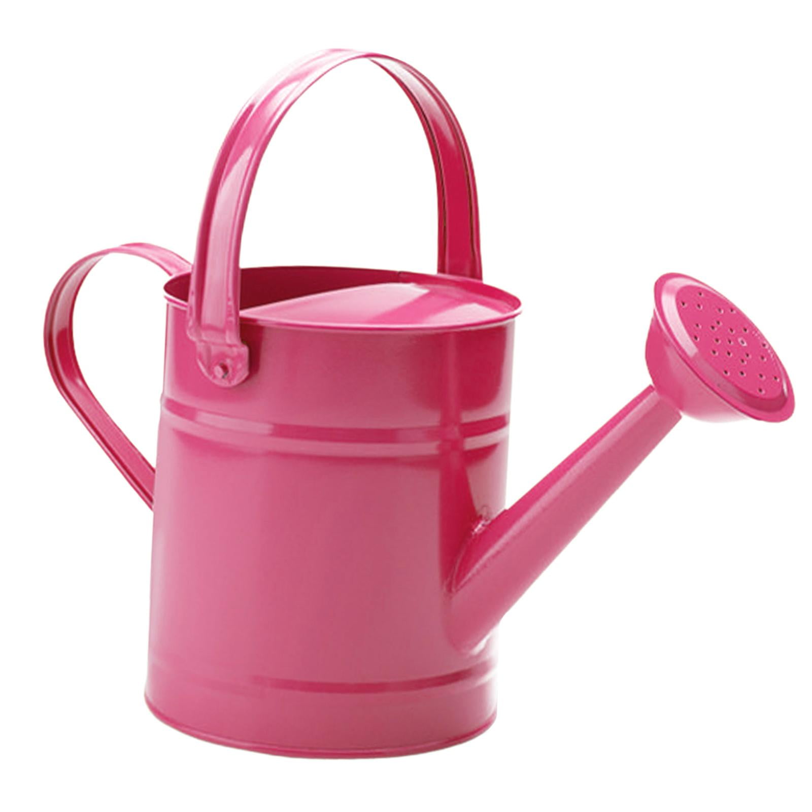 Gazechimp Garden Watering Can Flower Bed Garden Water Pot for Courtyard Lawn Farmhouse Pink