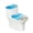 Beach, variant on HELLHERO St. Patrick's Shark 2 Pack Toilet Cover Set Elastic Bottom Polyester, Universal, Bathroom Accessories
