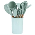 thumbnail image 2 of ANGGREK Home Supplies,Cookware Set,12Pcs Light Green Silicone Non‑Stick Kitchenware Set With Storage Box, 2 of 8