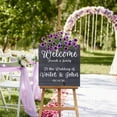 thumbnail image 3 of AuldHome Design Farmhouse Wooden Welcome Sign, Gray and White Rustic Style Wood Hanging Plaque, 12 x 6 Inches, 3 of 9