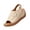 Khaki_003, variant on Domuza Orthopedic Wedge Sandals for Women, arch support wide width leather slingbacks. Lightweight and comfy for summer walking, beach and dressy wear. Red 5.5(EU-36)