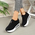 thumbnail image 6 of IEMIEMIEM Women's Suede Casual Slip on Loafers with Zip Detail and Rocking Sole for Comfortable Everyday Wear in Fall Season 8 wide, 6 of 9
