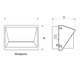 thumbnail image 3 of Luminario PLUSRITE LED WALLPACK 90W 4000K 100-277V 10,350 lm PLUSRITE WALLPACK HQ 90W 4000K, 3 of 4