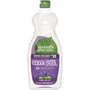 Seventh Generation Dish Liquid Soap, Lavender & Lime Scent, 25 oz (Packaging May Vary)