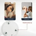 thumbnail image 2 of Magnifying Mirror with Light Suction Cup, 30x Lighted Large Magnified Mirror, Travel Makeup Mirrors High Magnification with Rechargeable 3 Colors Dimming Light and 360° Adjustable Stand(Black-10X), 2 of 7