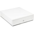 thumbnail image 1 of Syson POS White 13" Automatic Cash Drawer with Removable Coin Tray 4 Bill/ 4 Coin, RJ11 Cable, 2 Keys, Compatible POS Receipt Printer, 1 of 6