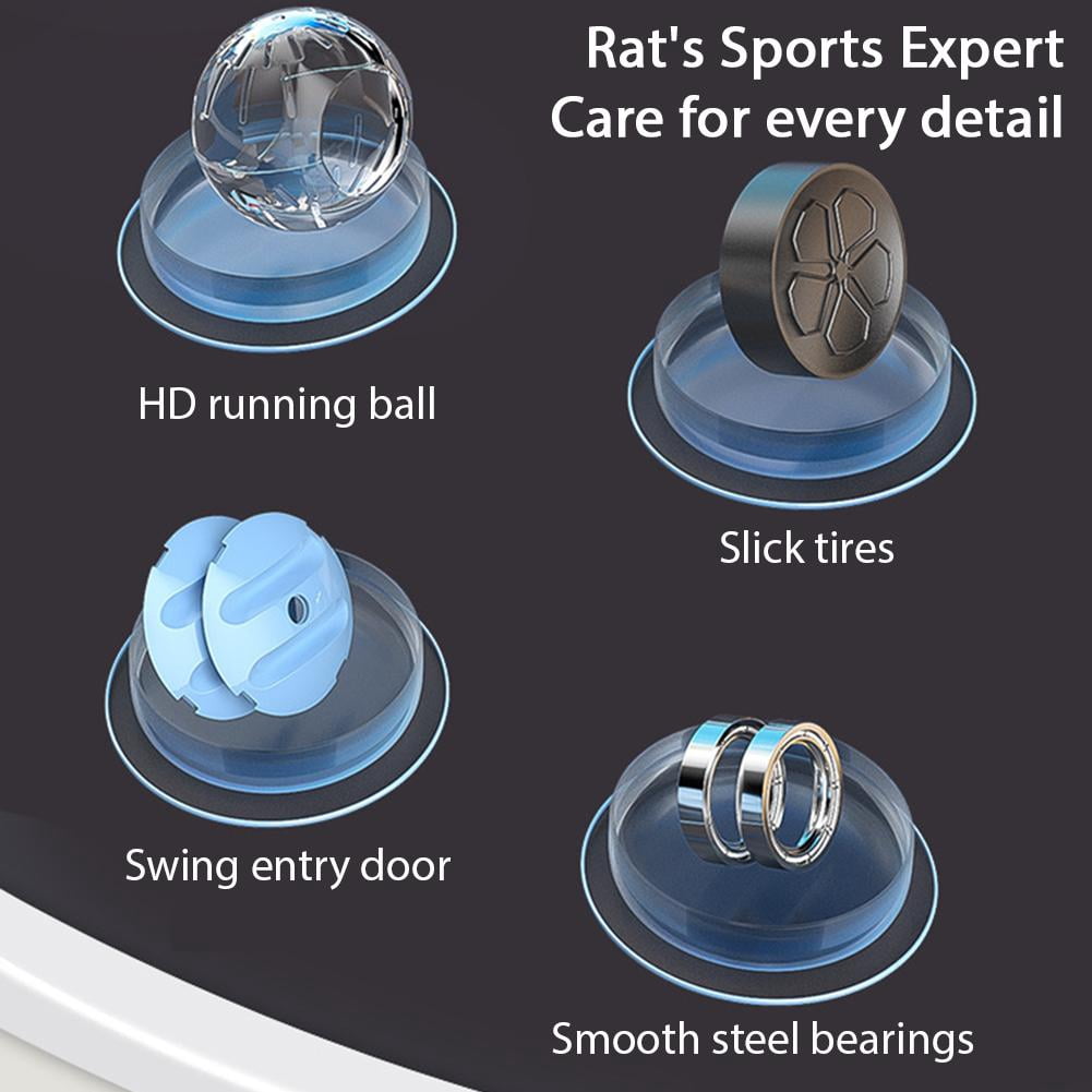 Extra Large Hamster Exercise Ball, Rolling Run Ball Car Toy, Small Pet Running Wheel Activity Toy for Hamster and Golden Bear