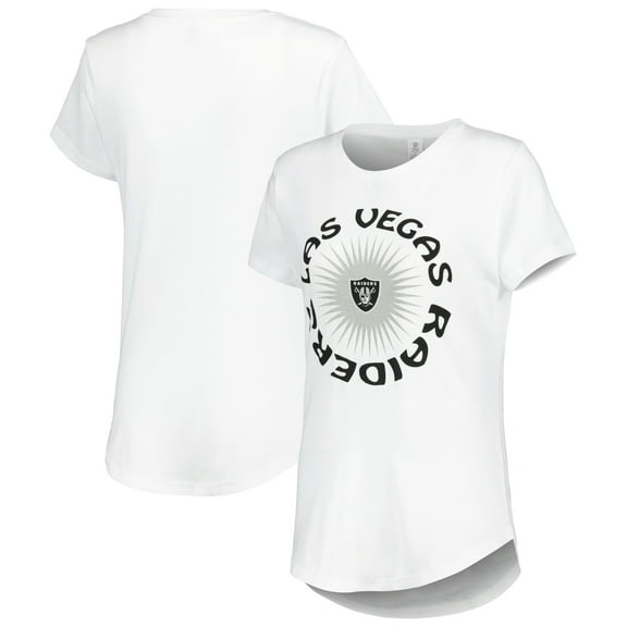 Women's White Las Vegas Raiders Downtime T-Shirt