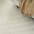 thumbnail image 6 of Nourison Cozy Modern Scandinavian Ivory Grey 5'3" x 7' Area Rug (5x7), 6 of 8