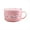 Pink, variant on XKHBDL Ceramic Soup Bowls with Handle & Vented Lid, Soup Mugs Noodle Bowl with Lid for Instant Noodle, Ramen, Soups, Cereals, Oat, Fruits, Snacks
