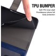 thumbnail image 5 of Compatible with Samsung Galaxy Z Fold 3 5G 2021 Wallet Case and Leather Flip Cover Card Holder Stand Cell Accessories Phone Cases for Gaxaly ZFold3 Z3 Fold3 3Z ZFold35G Women Men Blue, 5 of 14