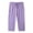 Purple-capris pants for women, variant on breaise Workout Capri Pants for Women Quick Dry Ice Silk Capris Plus Size Drawstring Athletic Jogger Trouses Loose Cropped Pants