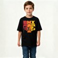 thumbnail image 2 of Boys Graphic T-Shirt BMX Extreme Bike Racing Kids Tees 100% Cotton Short Sleeve Tops Ages 4-13Y, 2 of 4
