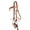 Light Oil, variant on Schneiders Double S Latigo Lined Futurity Browband Headstall | Dark Oil | Size Full Horse