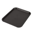 thumbnail image 5 of ZOENHOU 12 Pack 16 x 12 Inch Brown Fast Food Tray, Plastic Cafeteria Trays, Rectangular Serving Trays for Kitchen, Restaurant, 5 of 6