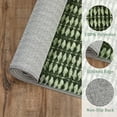 thumbnail image 4 of Garvee 10'x13' Washable Area Rug Soft Braided Print Large Rug Non-Slip Low Pile Rugs for Living Room Bedroom, Green, 4 of 7