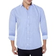 thumbnail image 1 of XDZJLR Chemise Homme Décontractée Business Couleur Unie Col à Revers Manches Longues, 1 of 3
