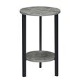 thumbnail image 2 of Convenience Concepts Graystone 24-inch Two-Tier Plant Stand in Gray Wood Finish, 2 of 6