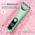 thumbnail image 4 of Bikini Trimmer for Women,Electric Razors for Women & LED Display,Wet/Dry Pubic Body Hair Trimmer,IPX7 Waterproof-Easy Cleaning Body Shaver Bikini Razor,Ceramic Blade,Women's Gifts, 4 of 8