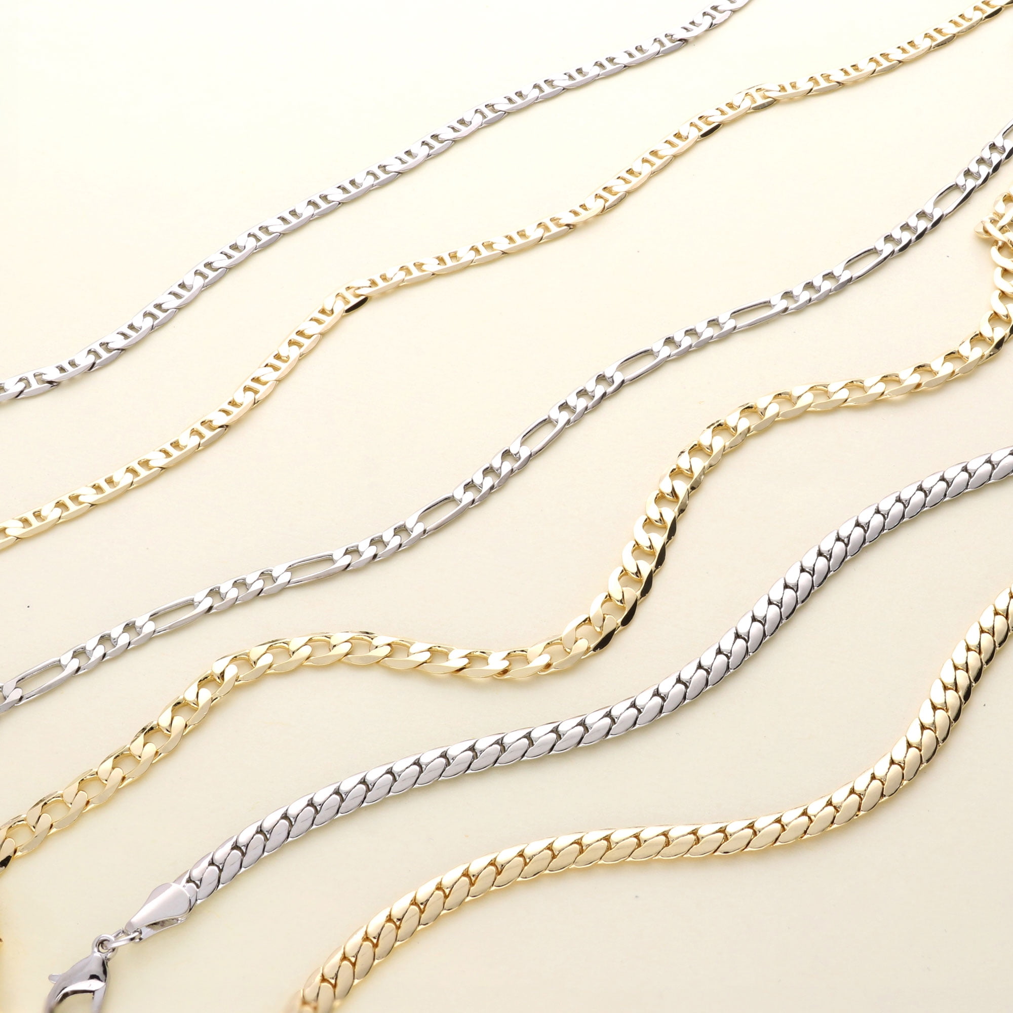 BERRICLE Wheat Chain Anklet Ankle Bracelet for Women, Gold-Tone