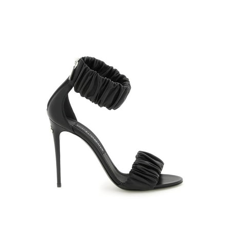 

Dolce & gabbana ruffled nappa leather sandals