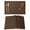 Brown, variant on Placemats 1 Pack, Dark Brown Rattan Woven Placemat, Linen Place Mats for Kitchen/Dining Tables, Vintage Abstract Wicker Texture Washable Table Mats for Party