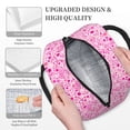 thumbnail image 3 of Lukts Sac à Lunch Portable Sensibilisation au Cancer du Sein, Sac à Lunch Pique-Nique - Imperméable, Isolant Thermique et Froid, Adapté pour l'École, le Travail, 3 of 6