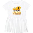 thumbnail image 3 of Inktastic 1st Birthday Construction Truck Cement Mixer Girls Baby Dress, 3 of 5
