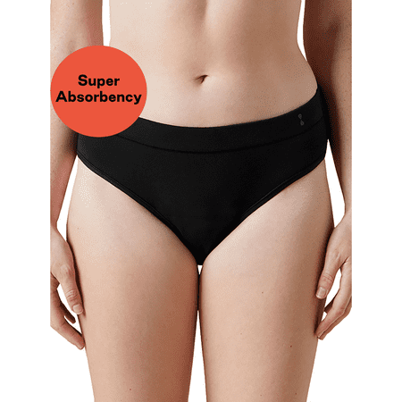 

Thinx for All™ Women s Bikini Period Underwear Super Absorbency Size 1X Black