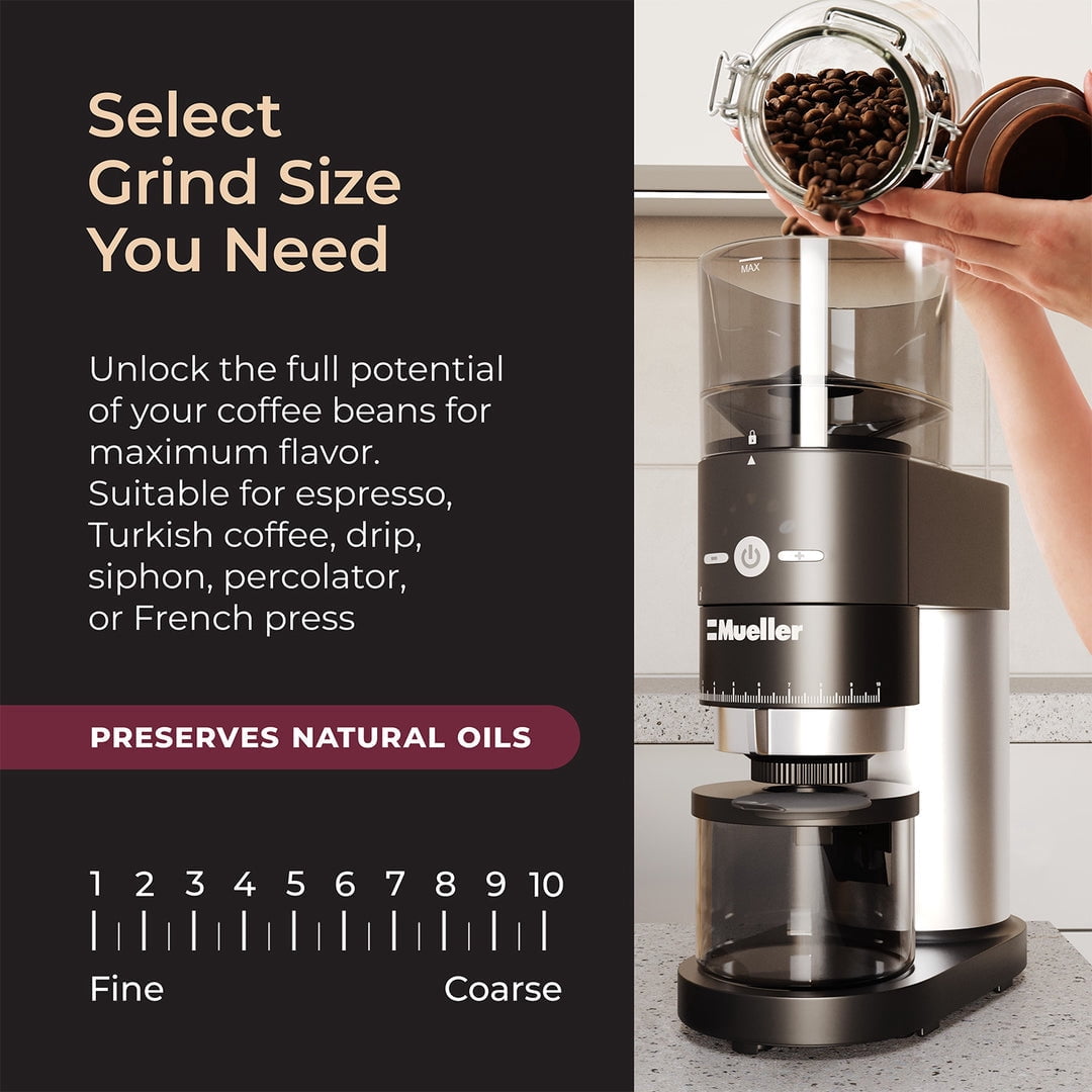 Mueller Ultra-Grind Conical Burr Coffee Grinder