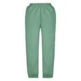 thumbnail image 6 of Girls Pants Casual Pants for Girls Medium And Large Children Casual Girls Solid Color Drawstring Sweatpants, 6 of 6