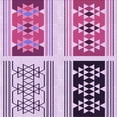thumbnail image 1 of Ahgly Company Machine Washable Indoor Square Transitional Blossom Pink Area Rugs, 4' Square, 1 of 7