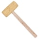thumbnail image 1 of ColoMX Pequeño mazo de madera, martillo para peletería, herramienta de madera, martillo para carpintería, martillo, 1 of 8