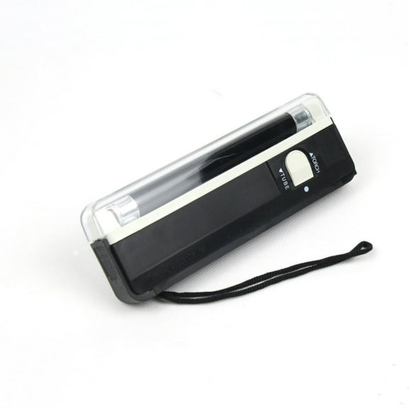 HJQEQVD Handheld UV Black Light Torch Portable Blacklight with LED 365 nm Mini Blacklight Ultraviolet Pen Flashlights for ID Check, Leak AC Detection