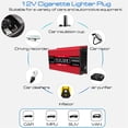 thumbnail image 3 of 4000W Car Inverter Converter 12V Display Voltage Transformer Car Adapter Modified Sine Wave Charge Converter ,Easy to Use, 3 of 4
