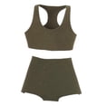 thumbnail image 1 of Ropa femenina a escala 1/6, chaleco sin mangas a escala 1:6, chaleco deportivo informal. Verde, 1 of 9