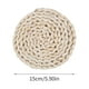 thumbnail image 1 of Xihbxyly Mantel Individual de Hoja de Maíz, Aislamiento Térmico Grueso, Elegante Diseño Tejido, Multiusos para Mesa de Comedor, Mesa de Centro, Decoración Del Hogar, Restaurante, Cafetería, Opciones, 1 of 2