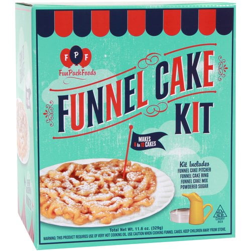 Fun Pack Foods Funnel Cake Kit 11 6 Oz Walmart Com Walmart Com