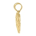thumbnail image 3 of 10kt Real Yellow Gold Womens Nugget Heart Charm Pendant, 3 of 3